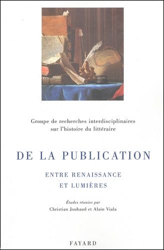 Emprunter De la publication. Entre Renaissance et Lumières livre