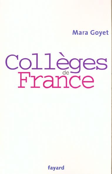 Emprunter Collèges de France livre