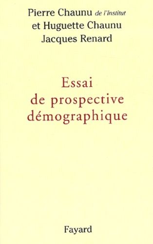 Emprunter Essai de prospective démographique livre