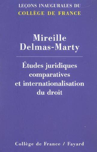 Emprunter Etudes juridiques comparatives et internationalisation du droit livre