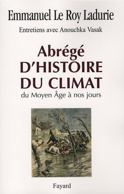 Emprunter Abrégé d'histoire du climat. Du Moyen Age à nos jours livre