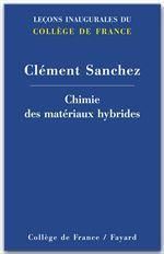 Emprunter Chimie des matériaux hybrides livre