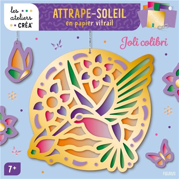 Emprunter Attrape-soleil en papier vitrail. Joli colibri livre