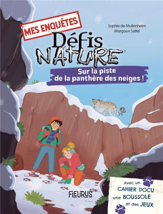 Emprunter Mes enquêtes Défis nature : Sur la piste de la panthère des neiges. Avec un cahier docu, une boussol livre