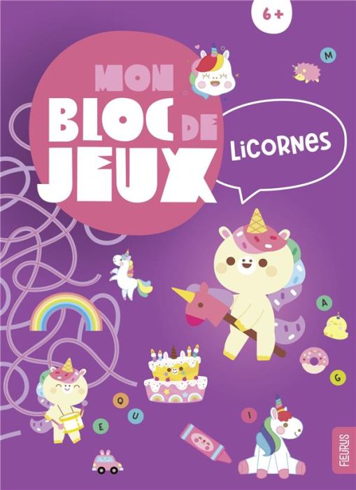 Emprunter Mon bloc jeux licornes livre