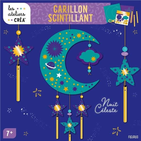 Emprunter Carillon scintillant. Nuit céleste, avec des planches prédécoupées, des stickers, du fil doré, des t livre