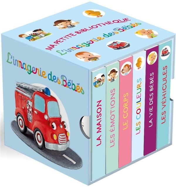 Emprunter Ma petite bibliothèque. 6 volumes : La maison, Les émotions, Le corps, Les couleurs, La vie des bébé livre