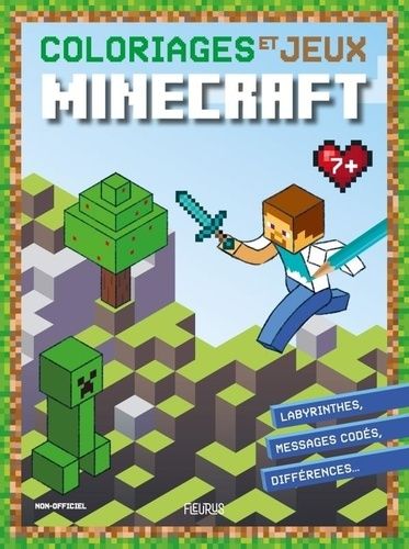 Emprunter Coloriages et jeux Minecraft livre