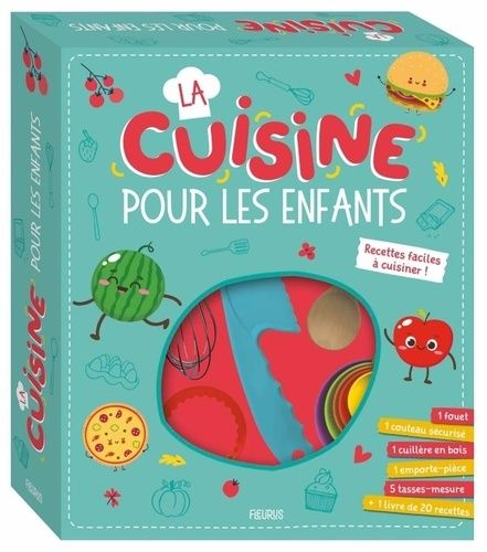 Emprunter La cuisine pour les enfants. Coffret avec 1 livre de 20 recettes + 9 accessoires de cuisine adaptés livre