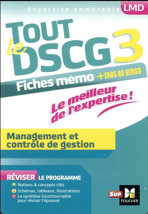 Emprunter Tout le DSCG 3 Management et contrôle de gestion. Mémos livre