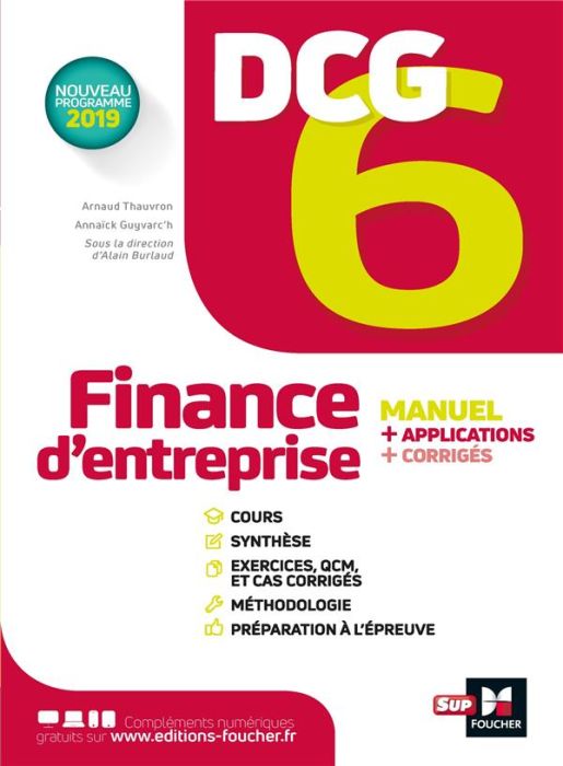 Emprunter DCG 6 Finance d'entreprise. Edition 2019 livre