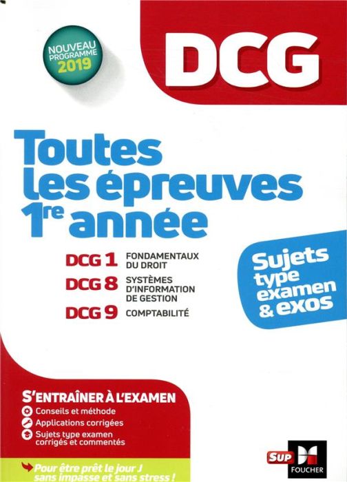 Emprunter Toutes les épreuves de 1re année du DCG. Edition 2019 livre