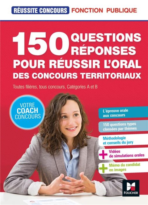 Emprunter 150 questions réponses pour réussir l'oral des concours territoriaux livre