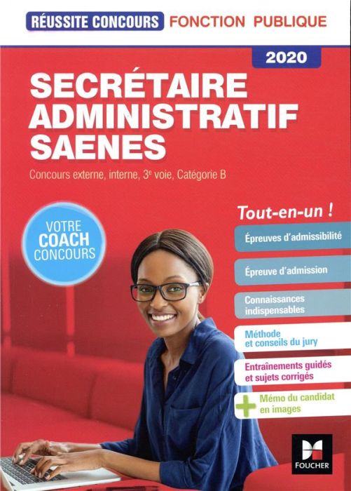 Emprunter Secrétaire administratif, SAENES. Concours externe, interne, 3e voie, Catégorie B, Edition 2020 livre