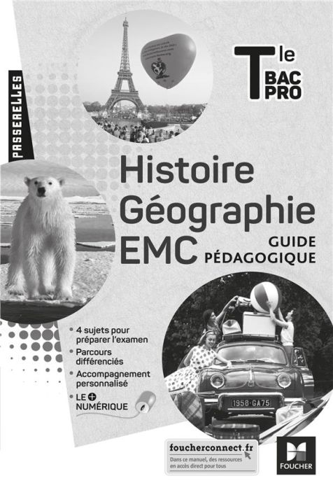 Emprunter Histoire, géographie, EMC Tle Bac Pro Passerelles. Guide pédagogique, Edition 2021 livre