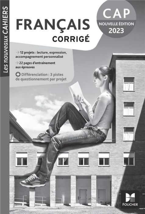 Emprunter Français CAP Les Nouveaux Cahiers. Corrigé, Edition 2023 livre