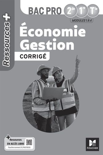 Emprunter Economie Gestion 2de 1re Tle Bac Pro Ressources +. Edition 2024 livre