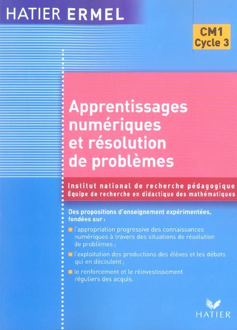 Emprunter Apprentissages numériques et résolution de problèmes CM1 livre