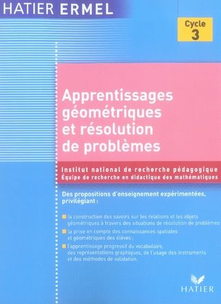 Emprunter Apprentissages géométriques et résolution de problèmes au cycle 3 livre