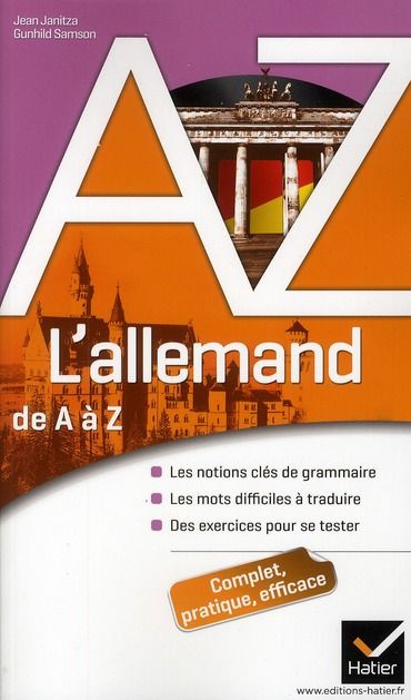 Emprunter L'Allemand de A à Z livre