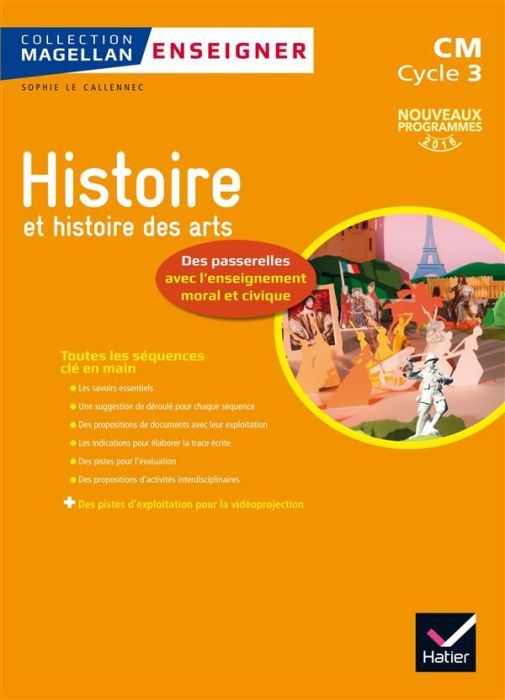 Emprunter Magellan Enseigner l'Histoire au cycle 3. Guide de l'enseignant, Edition 2016 livre