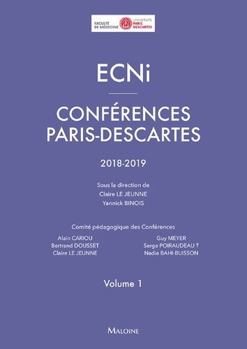 Emprunter ECNi Conférences Paris-Descartes 2018-2019. Volume 1 livre