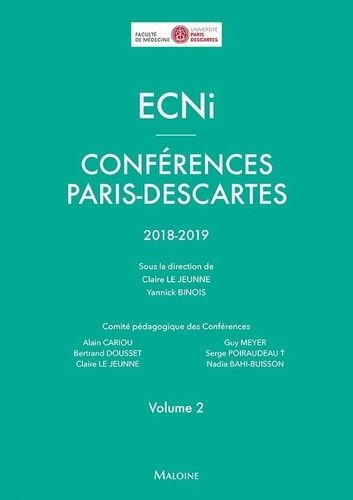 Emprunter ECNi Conférences Paris-Descartes 2018-2019. Volume 2 livre