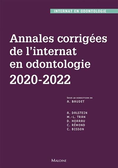 Emprunter Annales corrigées de l'internat en odontologie 2020-2023 livre