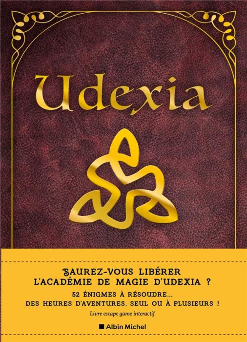 Emprunter Udexia. Livre escape game interactif livre