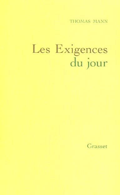 Emprunter Les exigences du jour livre