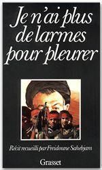 Emprunter Je n'ai plus de larmes pour pleurer livre