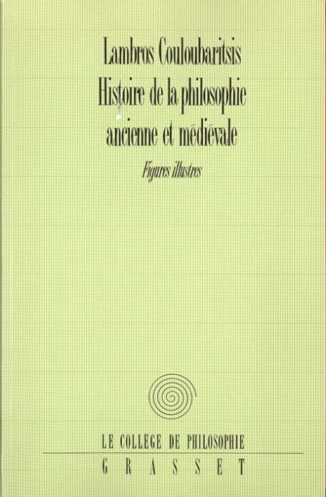 Emprunter HISTOIRE DE LA PHILOSOPHIE ANCIENNE ET MEDIEVALE. Figures illustres livre