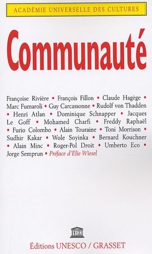 Emprunter Communauté. Forum International Communauté Maison de l'Unesco, 9 et 10 novembre 2004 livre