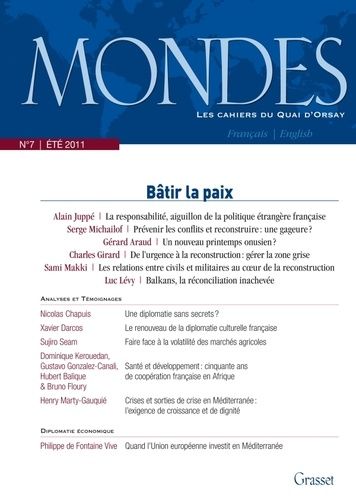 Emprunter Mondes N° 7, Eté 2011 : Bâtir la paix livre