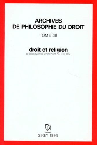 Emprunter Droit et religion. [colloque international, 13 et 14 novembre 1992 livre