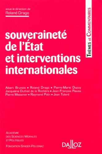 Emprunter SOUVERAINETE DE L'ETAT ET INTERVENTIONS INTERNATIONALES. Edition 1996 livre