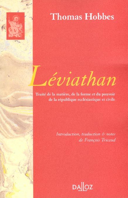 Emprunter LEVIATHAN. Traité de la matière, de la forme et du pouvoir de la république ecclésiastique et civile livre