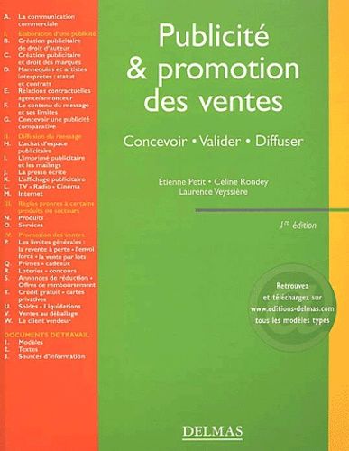 Emprunter Publicité & promotion des ventes. Concevoir, valider, diffuser livre