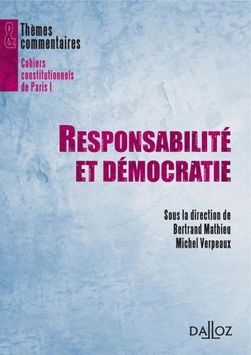 Emprunter Responsabilité et démocratie livre