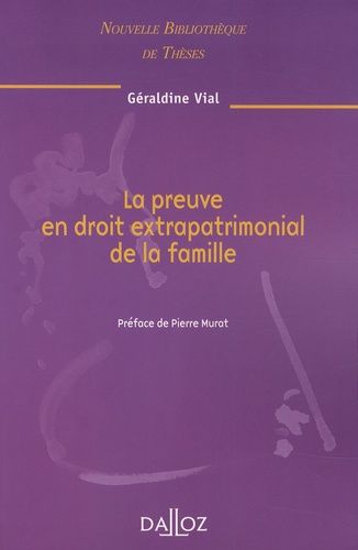 Emprunter La preuve en droit extrapatrimonial de la famille livre