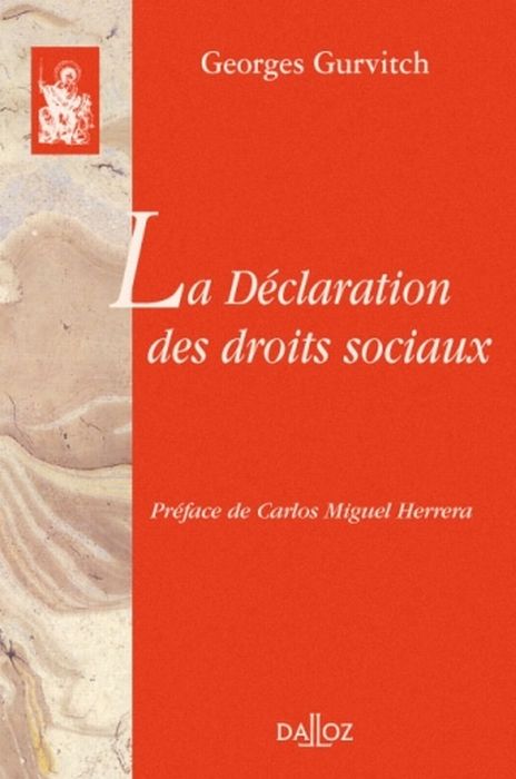 Emprunter La Déclaration des droits sociaux livre