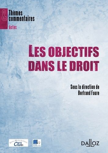 Emprunter Les objectifs dans le droit livre