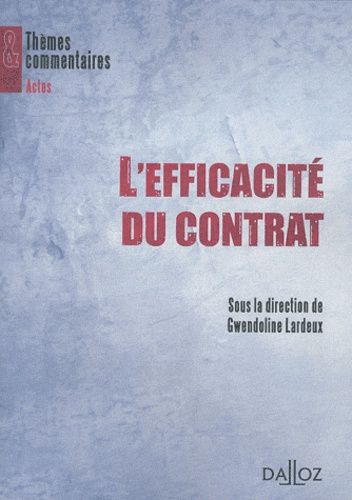 Emprunter L'Efficacité du contrat livre