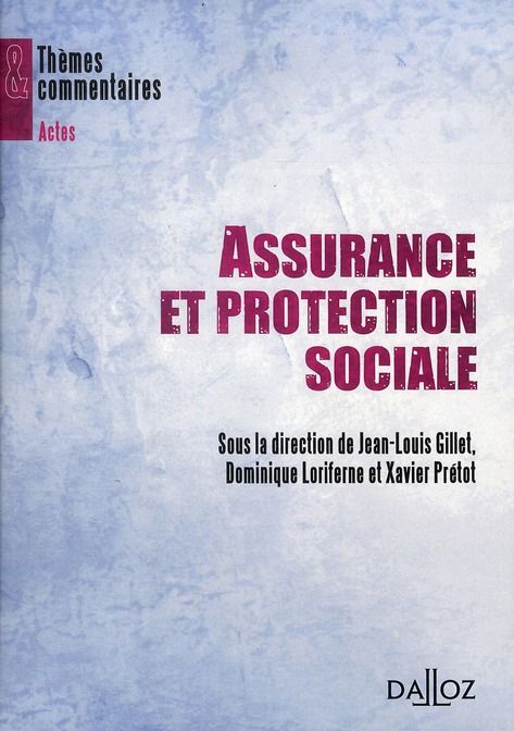 Emprunter Assurance et protection sociale livre