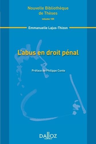 Emprunter L'abus en droit pénal livre