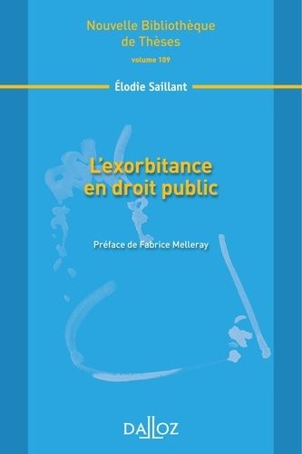 Emprunter L'exorbitance en droit public livre