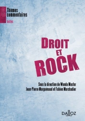 Emprunter Droit et rock livre