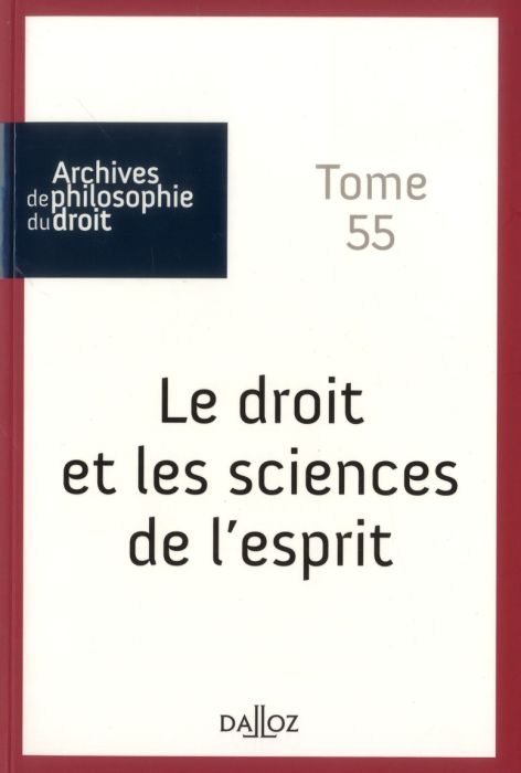 Emprunter Le droit et les sciences de l'esprit livre