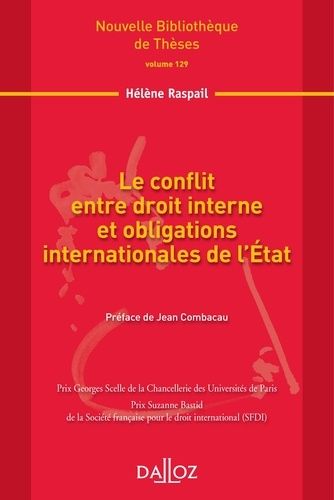 Emprunter Le conflit entre droit interne et obligations internationales de l'Etat. Point de vue du droit inter livre