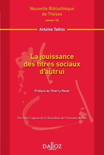 Emprunter La jouissance des titres sociaux d'autrui livre